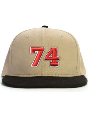 PataCute 74 Numara (Kabartmalı) Snapback Şapka