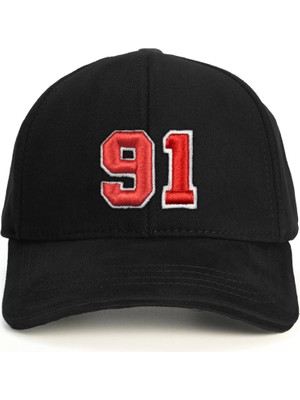 PataCute 91 Numara (Kabartmalı) Baseball Şapka