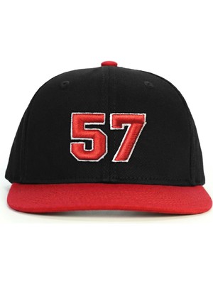 PataCute 57 Numara (Kabartmalı) Snapback Şapka