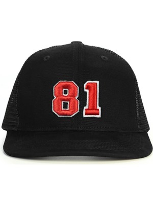 PataCute 81 Numara (Kabartmalı) Snapback Şapka