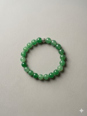Rose Doğaltaş 10 mm Aventurin  Doğaltaş  Bileklik  Unisex