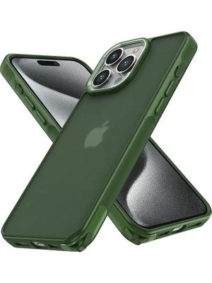 AKM Newface Apple iPhone 14 Pro Kılıf Elegant Kapak - Yeşil