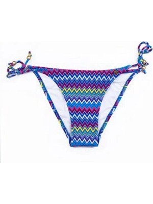 Beruflic Black Spade Kadın Için Baskılı Desenli Alt Bikini 8253