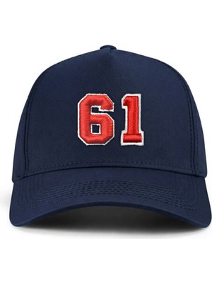 PataCute 61 Numara (Kabartmalı) Kalıplı Baseball Şapka