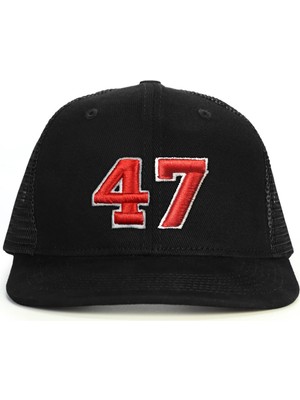PataCute 47 Numara (Kabartmalı) Snapback Şapka