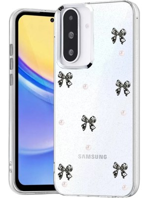 AKM Newface Samsung Galaxy A36 Fiyonk Desenli Kapak - Desen 8