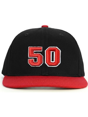PataCute 50 Numara (Kabartmalı) Snapback Şapka