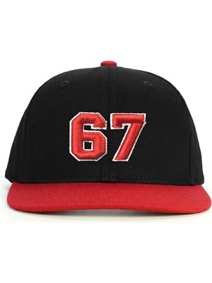 PataCute 67 Numara (Kabartmalı) Snapback Şapka
