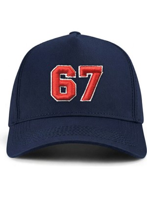 PataCute 67 Numara (Kabartmalı) Kalıplı Baseball Şapka