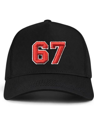 PataCute 67 Numara (Kabartmalı) Kalıplı Baseball Şapka