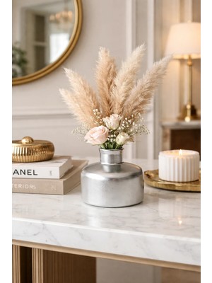 Otaera Yuvarlak Dekoratif Vazo | Minimal Tasarım, Iskandinav Tarz, Masa ve Sehpa Üzeri Çiçeklik Için, Pinterest Vazo