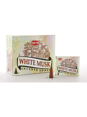 White Musk Aromalı Konik Tütsü Aby
