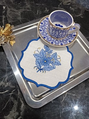 Lasetu Femme En Bleu Kokteyl ve Kahve Yanı Sunum Peçetesi 1 Adet