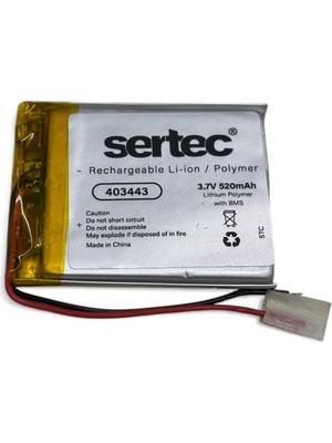 Magicool 403443 3.7V 520 Mah Li-Polymer Pil (DEVRELI/1.5A)