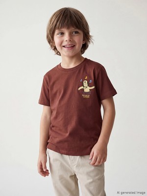 LC Waikiki Yeni Sezon Lcw Kids Beyaz Baskılı Erkek Çocuk Tişört Takım
