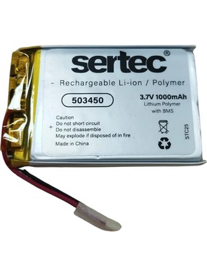 Magicool 503450 3.7V 1000 Mah Li-Polymer Pil (DEVRELI/1.5A)