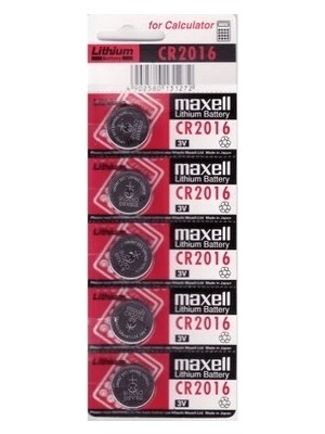 Magicool Maxell CR2016 3V Lityum Düğme Pil 5'li Paket