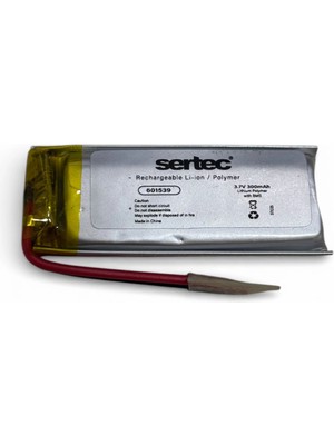 Magicool 601539 3.7V 300 Mah Li-Polymer Pil (DEVRELI/1.5A)