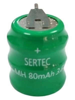 Magicool - 3.6V 3S1P 80 Mah 2 Pin Nı-Mh Buton Pil