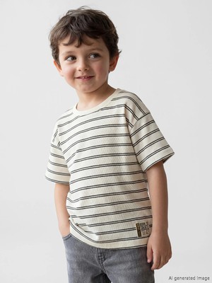 LC Waikiki Yeni Sezon Lcw Kids Beyaz Baskılı Erkek Çocuk Tişört Takım