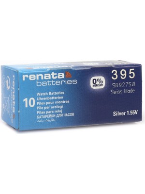 Magicool Renata 395 SR927SW 1.55V Alkalin Saat Pili 10 Adet