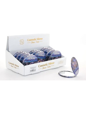 Magicool Taşlı Istanbul Tasarımı El Aynası Ince ALK2474A