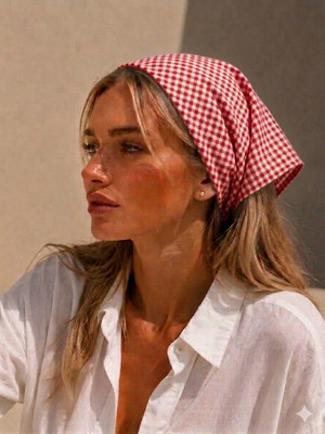 Eylülce Butik Kadın Bandana %100 Pamuk Yakmaz-Terletmez-Kaymaz Yazlık Bandana Fular