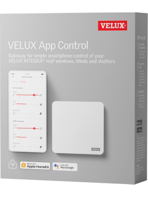 Elektrikle ve Güneş Enerjisiyle Çalışan Çatı Pencereleri, Storlar ve Panjurlar Için Velux Uygulama Kontrolü (Kıg 300)