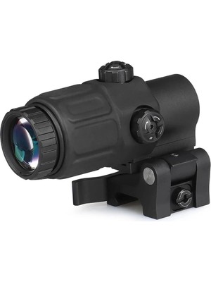 Zenvia Znv Magnifier 5x Yakınlaştırmalı Dürbün 22MM Ray Uyumlu, Katlanır Yaylı Ayaklı ZNV2029