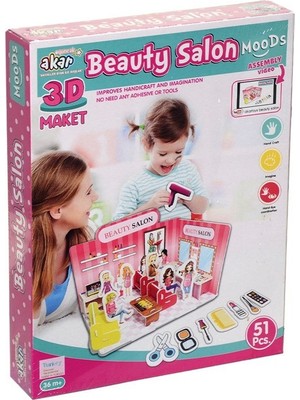 Zenvia Znv Güzellik Salonu Maket 3 Boyutlu Puzzle ZNV2029