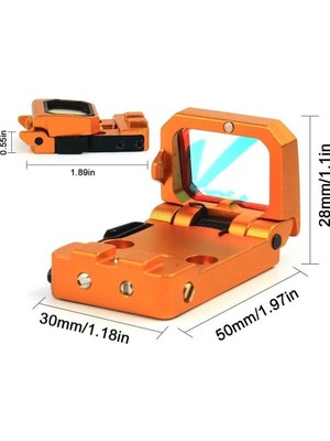 Zenvia Znv Vism Flipdot Reflex M2 Red Dot Sight Katlanabilir 22MM Reflex Nişangâh ZNV2029