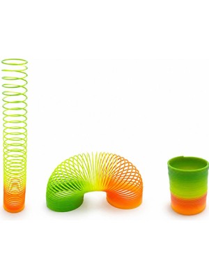 Zenvia Znv Rainbow Gökkuşağı Stres Yayı - Kutulu Büyük Boy Plastik Slinky Oyuncak ALK4006 ZNV2029