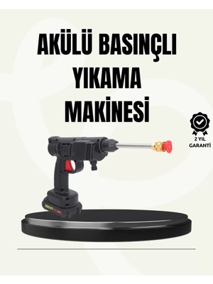 Hace Bazaar Tek Bataryalı 48V Şarjlı Basınçlı Yıkama Makinesi
