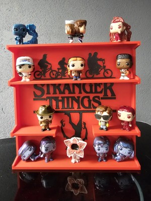 Lunera Accessories Stranger Things Temalı Oyuncak Figür Standı 3D Baskı Dekoratif Figür Sergileme Aparatı