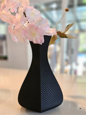 Lunera Accessories 3D Refined Modern Dekoratif Vazo