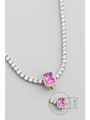So CHIC Çiçek Perisi 18 Ayar Beyaz Altın Kaplama Gümüş Charm