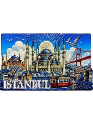 Magicool Istanbul Temalı Silikon Buzdolapı Süsü Magnet ALK5379