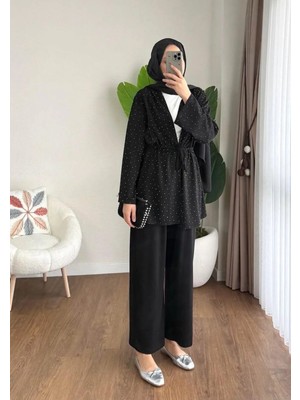 Lior Design Tesettür Taş Desenli Ikili Takım