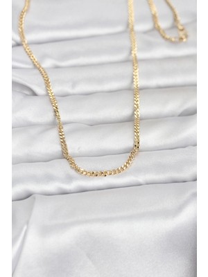 MiraLive cm 14K Gold Renk 60 cm Zincir Kadın Kolye - TJ-BKO10971