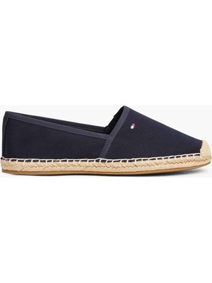 Tommy Hilfiger Tommy Hılfıger Kadın Marka Logolu Günlük Kullanıma Uygun Mavi Espadril FW0FW08541 Dw6