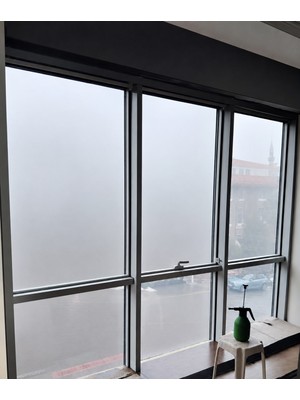 Cam Kumlama Folyosu Buzlu Cam Filmi Ofis -Ev-Mutfak Pencere-Cam Balkon Duşakabin( 61CM x 7metre