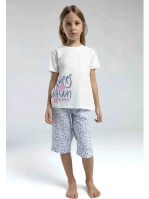 Dream Fashion Kız Çocuk Kapri Pijama Takımı