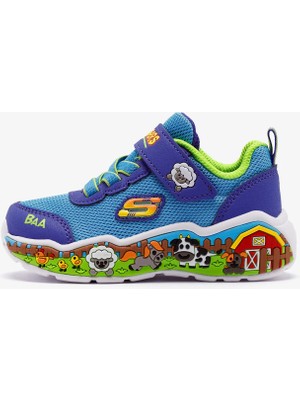Skechers Play Scene Küçük Erkek Çocuk Mavi Spor Ayakkabı 407312N Blmt