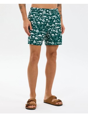 Skechers M 7 Inch Swimshort Erkek Haki Deniz Şortu S2610132-4222