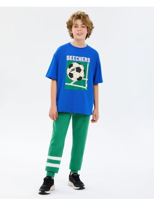 Skechers B Lw Fleece Sweatpant Büyük Erkek Çocuk Haki Eşofman Altı Sk2610051-1027