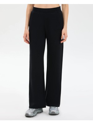 Skechers W Essential Wide Leg Sweatpant Kadın Siyah Eşofman Altı S2610152-3817