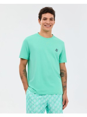 Skechers M Regular T-Shirt Erkek Mavi Tshirt S2610117-1410