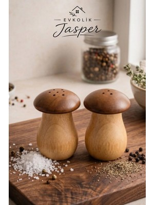Jasper Mıen 837 Bambu Tuzluk Seti