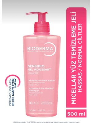 Trend Bioderma Sensibio Foaming Gel Hassas ve Normal Ciltler Durulanan Micellar Yuz Temizleme Jeli 500 ml