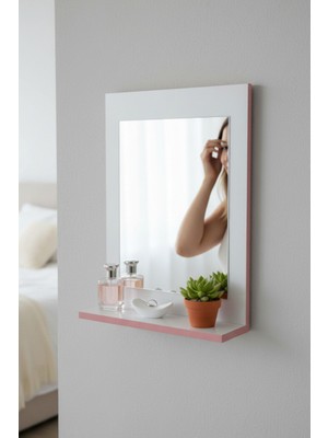 Moemi Dekor Duvar Aynası Lavabo Aynası Dekor Ayna Salon Aynası Koridor Aynası 60X45CM